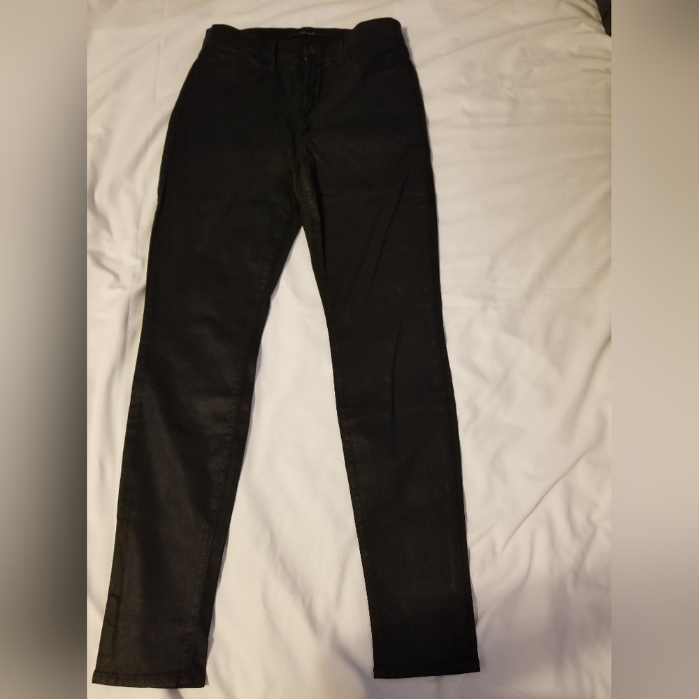 J Brand María Hihg Rise Skinny Jeans Black Size 30 - Picture 3 of 11
